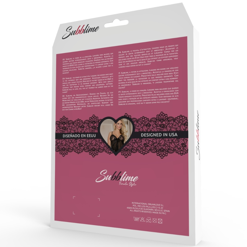 img_76346_8eb534c92912b24cad61e3a2123977e0_1.png SUBBLIME - CORSET CENTRAL LACÉ S / M – Image 4