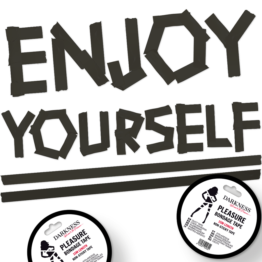 img_79178_926637a63a0fa90779099f2d55fd0a7f_1.png DARKNESS - RUBAN DE BONDAGE NOIR NON ADHÉSIF 15M – Image 2