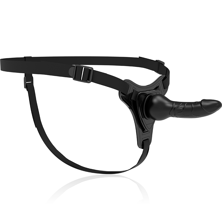 img_79311_085a6eeb57c2c26902cf4db15461ff24_1.png HARNAIS SOUMIS FETISH - SILICONE NOIR RÉALISTE 16 CM – Image 2