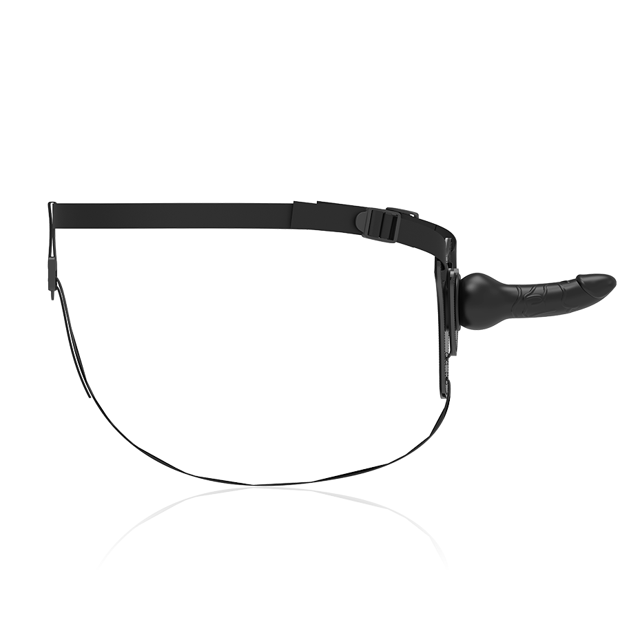 img_79312_98a42952242143ae87ea2d3e3628481d_1.png HARNAIS SOUMIS FETISH - SILICONE NOIR RÉALISTE 16 CM – Image 3