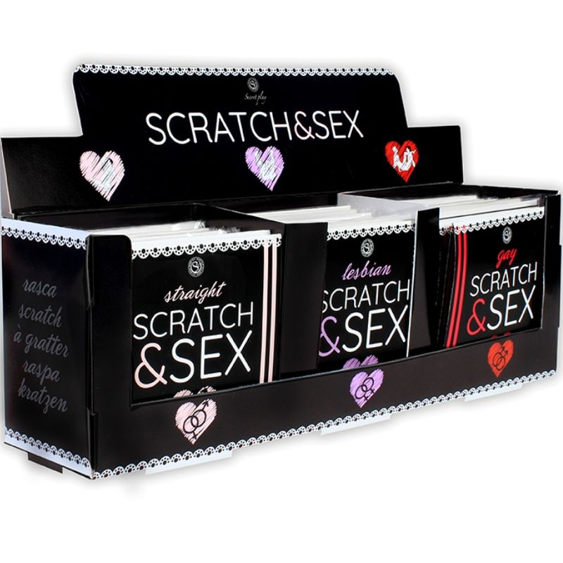 SECRETPLAY – AFFICHAGE + POSTURES SCRATCH  SEX (ES/EN/FR/PT/DE)