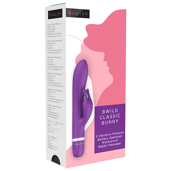 B SWISH – MASSEUR CLASSIQUE BWILD AVEC LAPIN LILAS