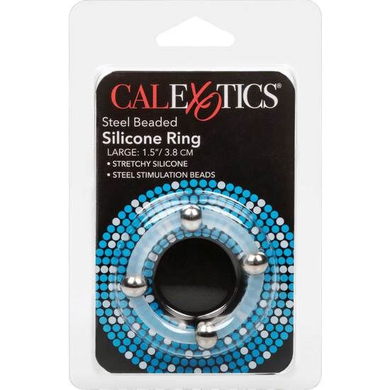 img_89138_40b51012ca241a9905fc3eb98243f72d_1.jpg CALEXOTICS - BAGUE EN SILICONE PERLÉE ACIER L – Image 3