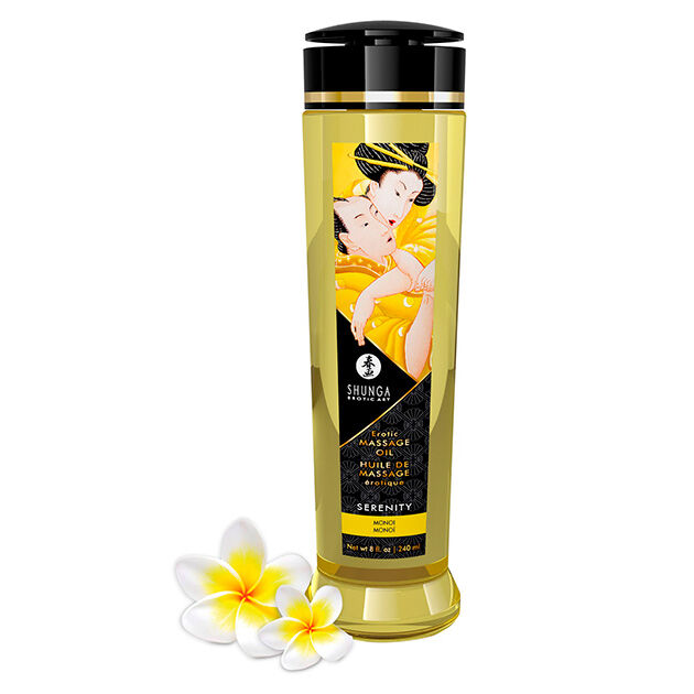 SHUNGA – HUILE DE MASSAGE ÉROTIQUE SÉRÉNITÉ 240 ML