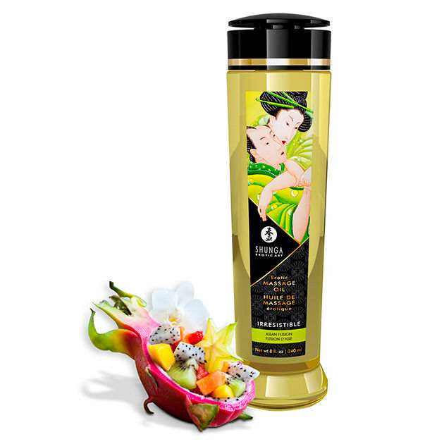 SHUNGA – HUILE DE MASSAGE ÉROTIQUE IRRESISTIBLE 240ML