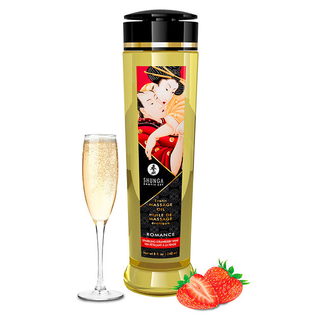 SHUNGA – HUILE DE MASSAGE ROMANCE ÉROTIQUE 240 ML