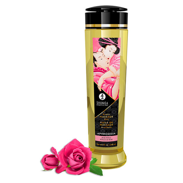 SHUNGA – HUILE DE MASSAGE ÉROTIQUE APHRODISIA 240 ML