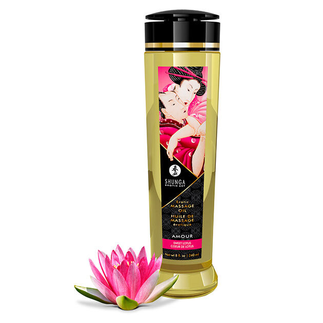 SHUNGA – HUILE DE MASSAGE DAMOUR ÉROTIQUE 240 ML