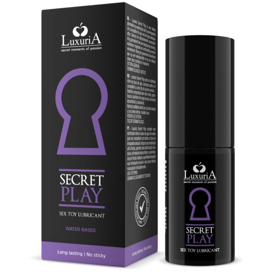 INTIMATELINE LUXURIA – LUBRIFIANT POUR JOUETS SEXUELS SECRET PLAY 30 ML