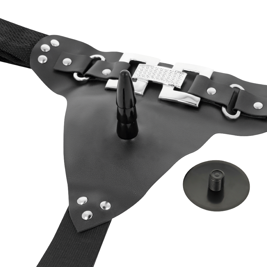 img_89935_a41608ddb8fc6bfea54fe9013d55d2be_1.png HARNESS ATTRACTION - DELUXE HARNAIS AVEC VIBRATION RÉALISTE 18 X 4,5CM – Image 5