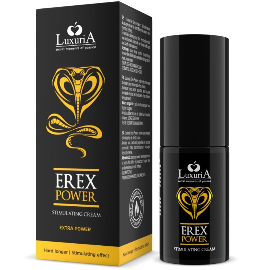 INTIMATELINE LUXURIA – EREX POWER CRÈME PÉNIS DUR PLUS LONG 30 ML