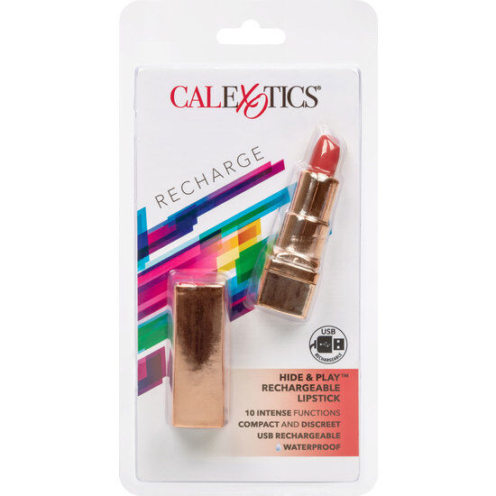 img_92210_afd5e23a5d4350a179a20a63506aee37_1.jpg CALEXOTICS - BALA ROUGE LÈVRES RECHARGEABLE HIDE PLAY ROUGE – Image 2