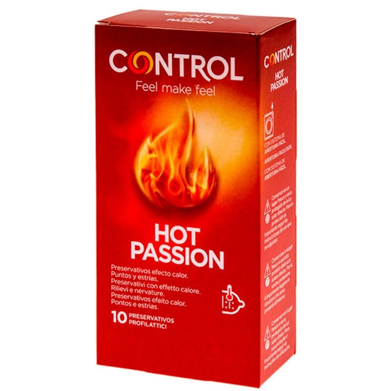 CONTROL – EFFET RÉCHAUFFANT HOT PASSION 10 UNITÉS