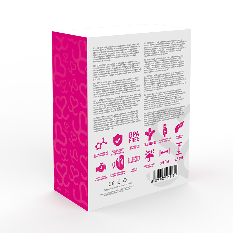 img_95158_779fa2bb60b9fbcd55055826805770da_1.png MORESSA - BRAD PREMIUM SILICONE RECHARGEABLE ROSE – Image 4